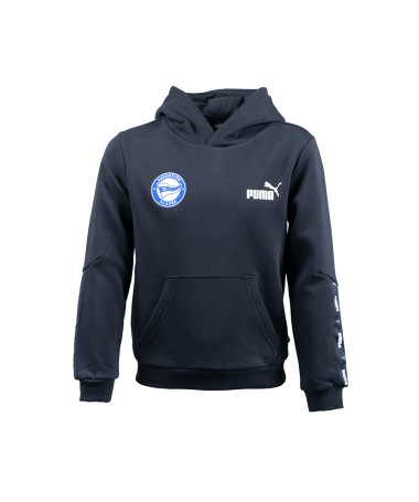 Hoodie Puma X Deportivo Alavés Negra 2025 Junior