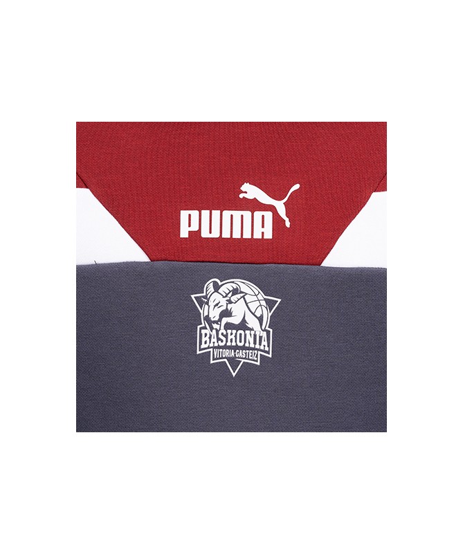 Hoodie Puma X Baskonia Marino Grana 2025 Junior