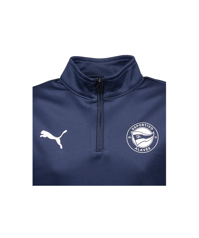 Chaqueta Puma X Deportivo Alavés Marino Raya Blanca 2025 Junior