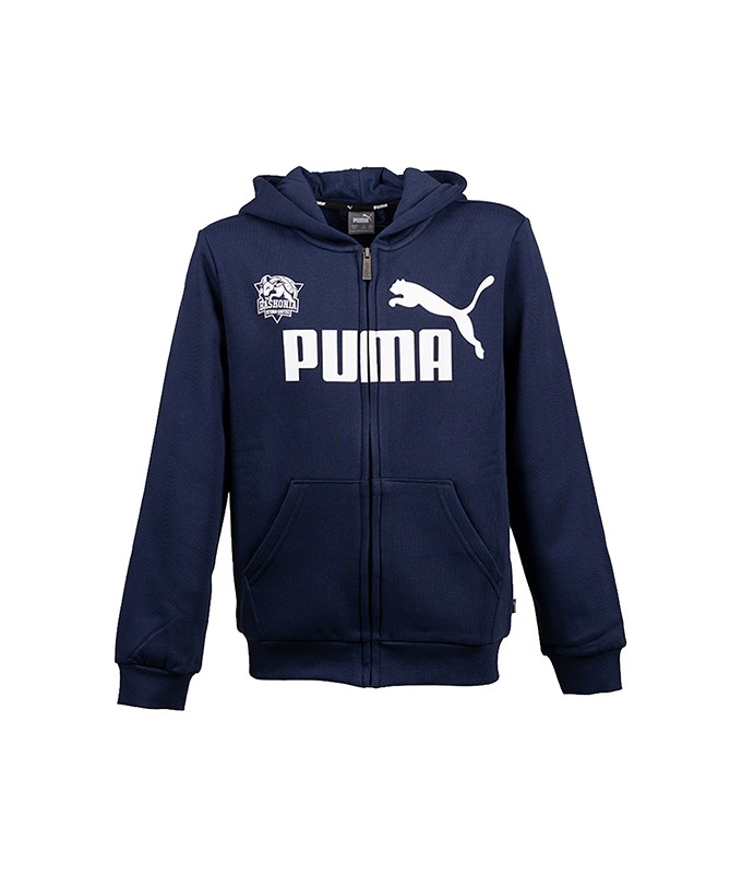 Hoodie Zip Puma X Baskonia Marino 2025 Junior