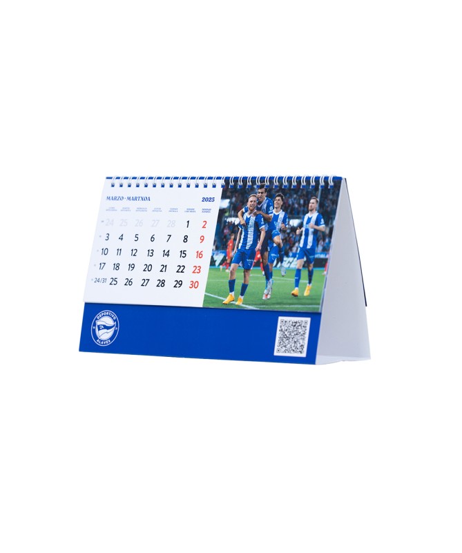 Calendario Escritorio Oficial Deportivo Alavés 2025