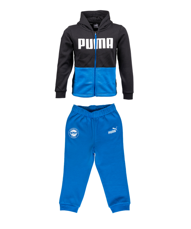 Chándal Puma X Deportivo Alavés Negro-Azul 2025 Baby