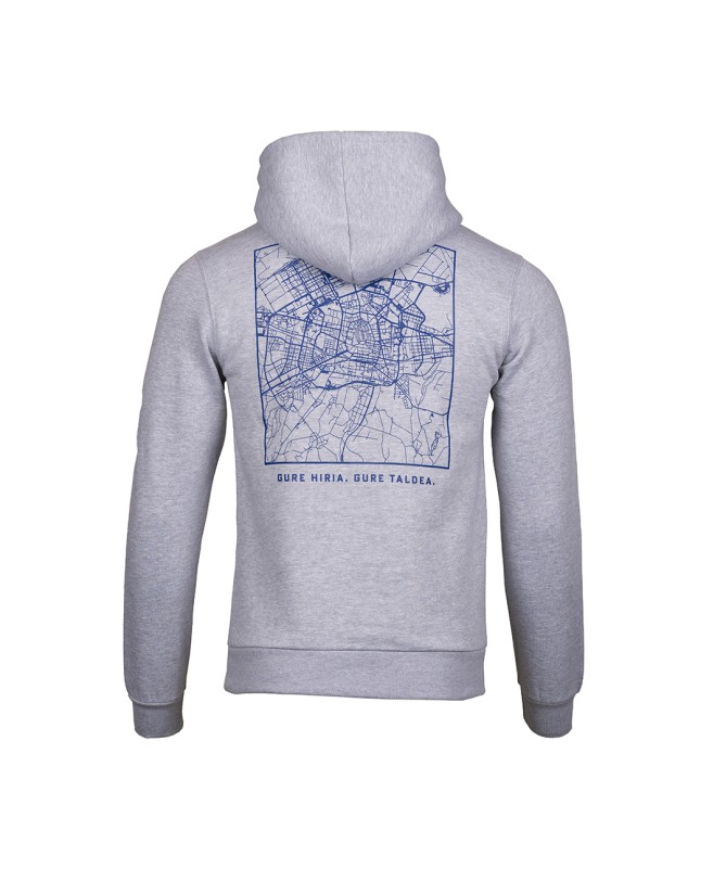 Hoodie Moda Deportivo Alavés City Gris 24/25