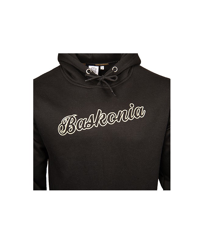 Hoodie Moda Baskonia City Negra 24/25