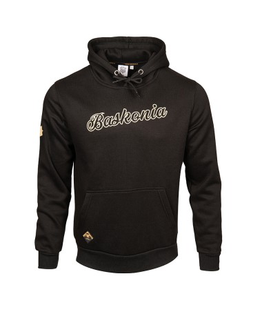 Hoodie Moda Baskonia City Negra 24/25 Junior