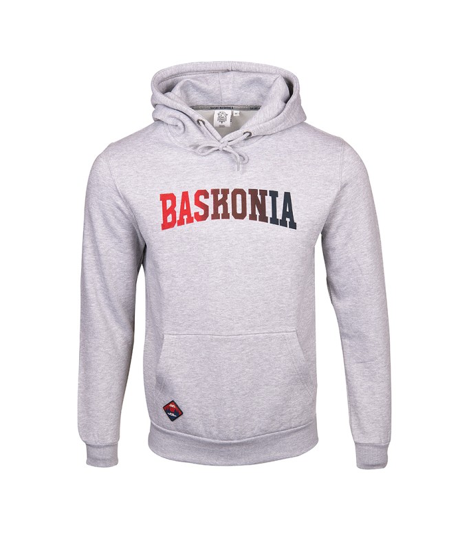 Hoodie Moda Baskonia City Gris 24/25 Junior