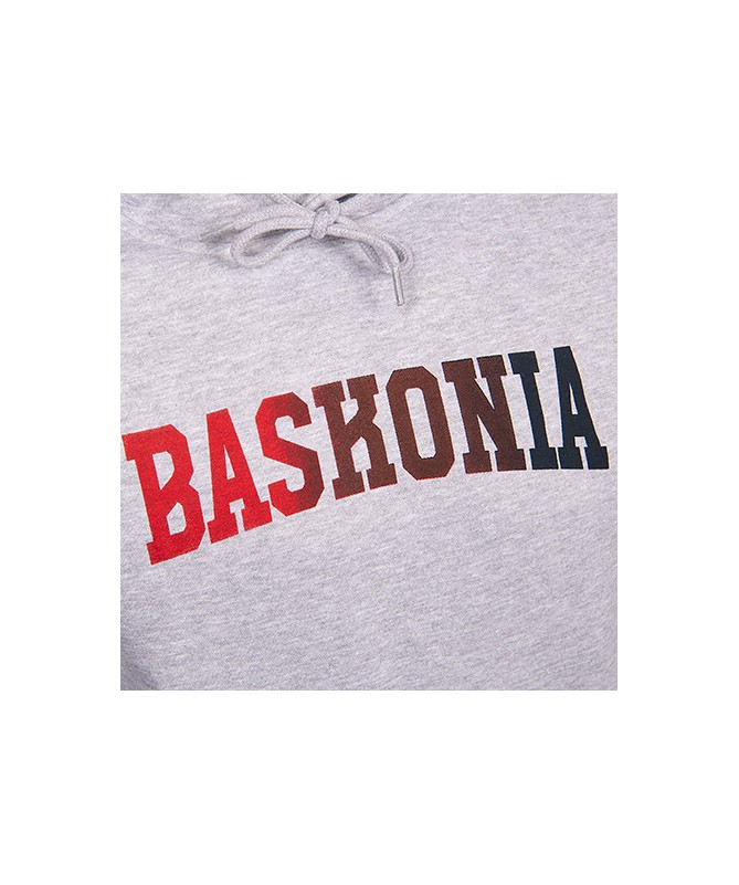 Hoodie Moda Baskonia City Gris 24/25 Junior