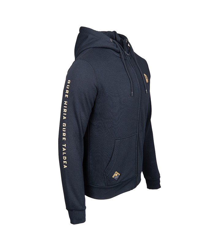 Hoodie Moda Deportivo Alavés City Navy Cremallera 24/25