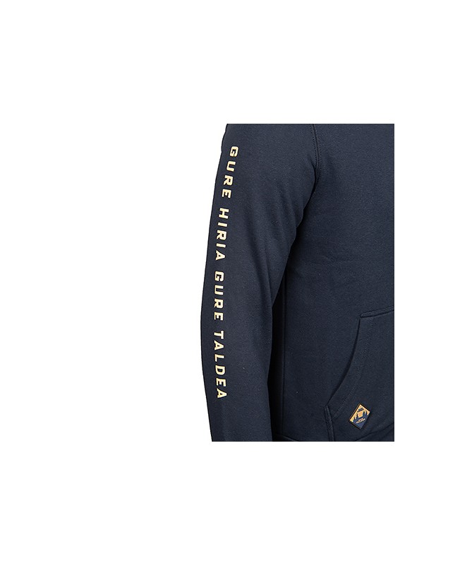 Hoodie Moda Deportivo Alavés City Navy Cremallera 24/25