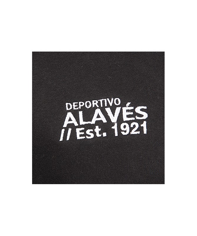 Hoodie Deportivo Alavés Negra Est.1921