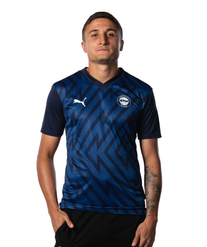 Camiseta Prepartido Deportivo Alavés Marino 24/25