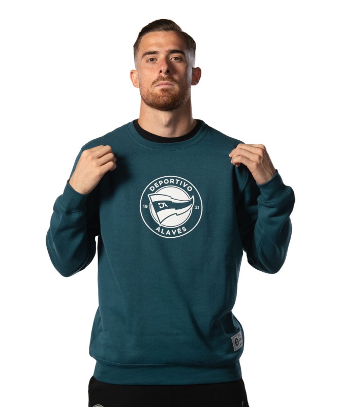 Sudadera Deportivo Alavés Verde Sin Capucha 2024