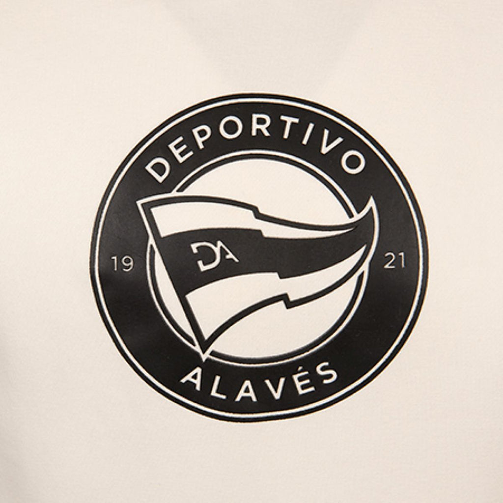 HOODIE DA BLANCA CON ESCUDO NEGRO 2024 JR