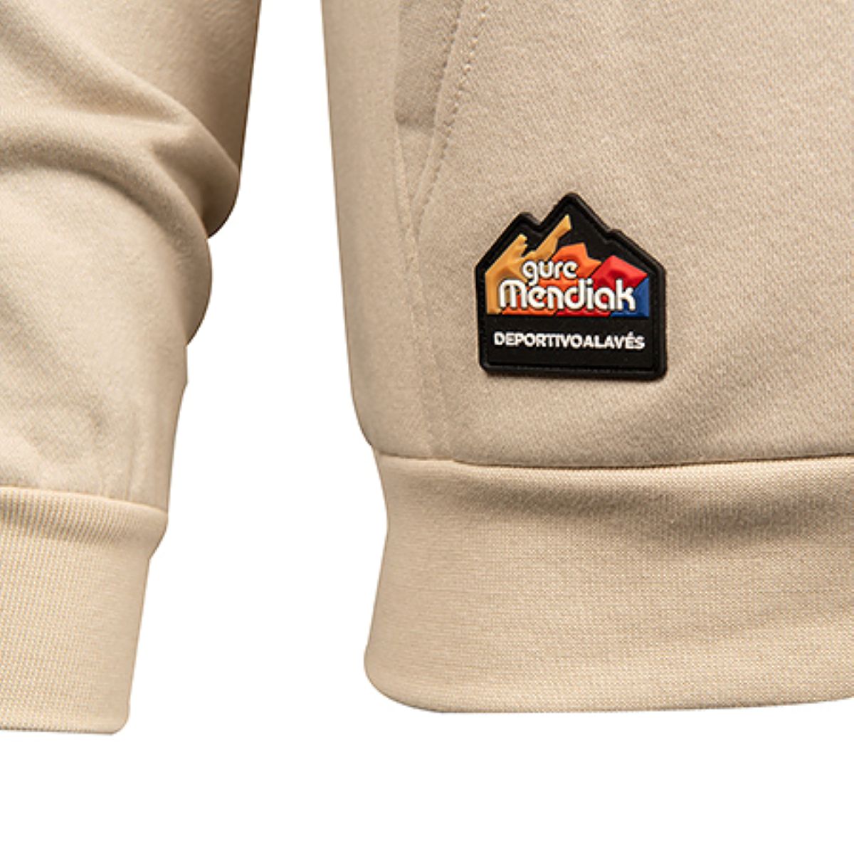 HOODIE DA GURE MENDIAK GORBEIA BEIGE JR