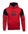 HOODIE MO BKN ROJO ESCUDO NEGRO 2026