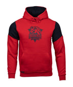 HOODIE MO BKN ROJO ESCUDO NEGRO 2026